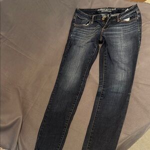 American Eagle Outfitters Women's Deep Indigo Skinny Jeans